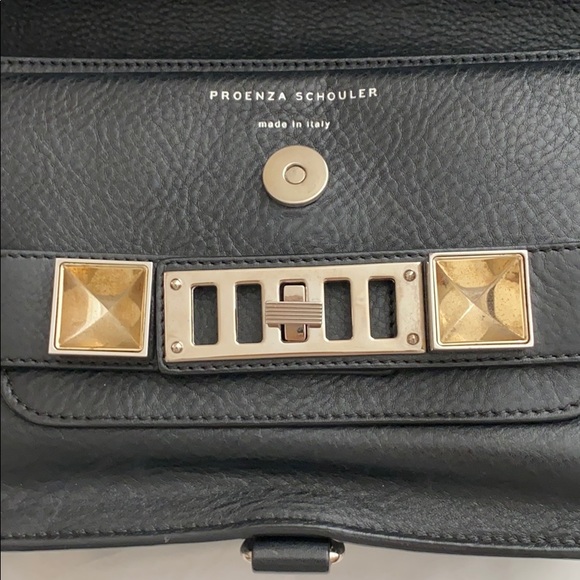 Proenza Schouler PS11 Mini Black Leather Crossbody - Picture 6 of 8